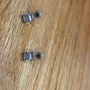 Costume fake diamond stud earring